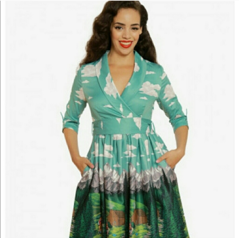 NWT Modcloth Lindy Bop Alpine Pin Up Whimsical